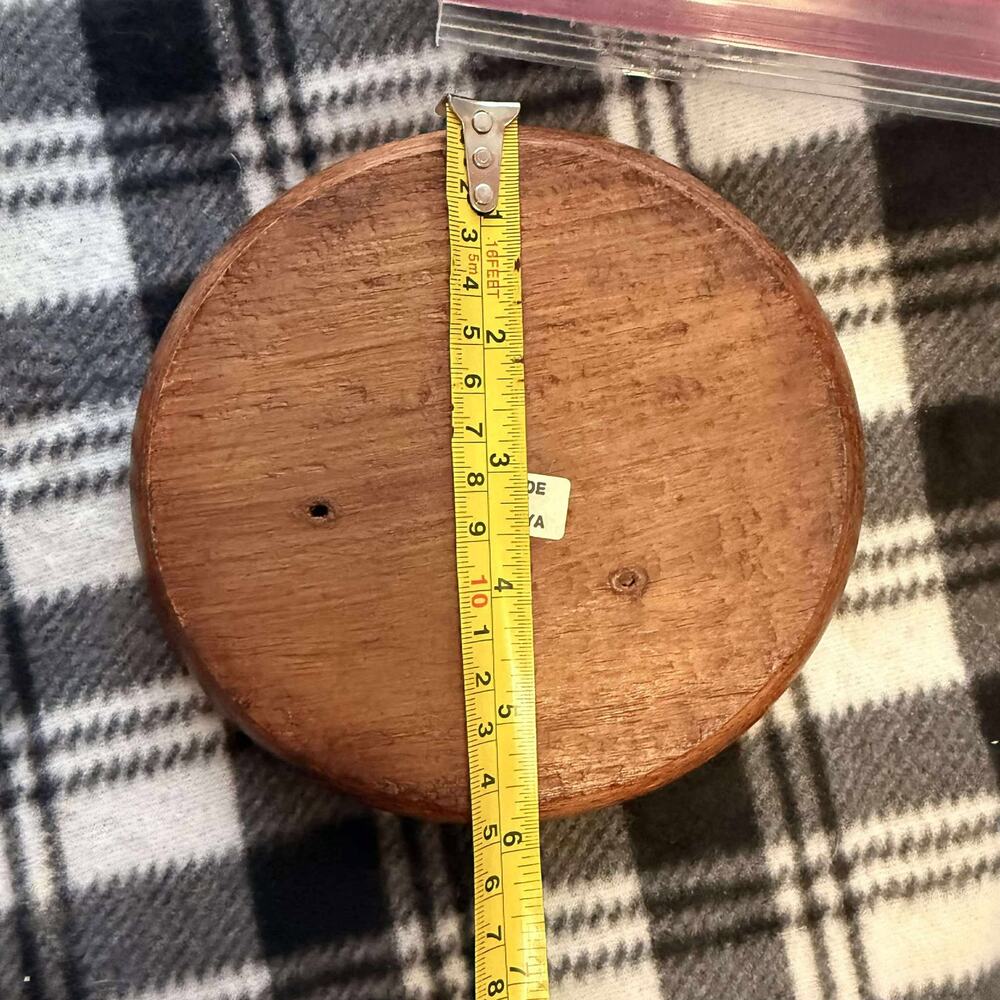 VTG Solitaire Board Game Set Semi-Precious Gemstone Stone Marbles Kenya Wood - Picture 5 of 8